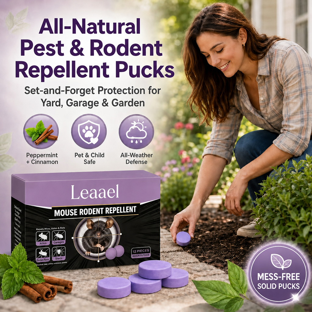 LAST DAY - BUY 1 GET 1 FREE🦝All-Natural Pest & Rodent Repellent Pucks