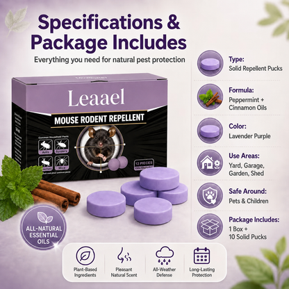 LAST DAY - BUY 1 GET 1 FREE🦝All-Natural Pest & Rodent Repellent Pucks