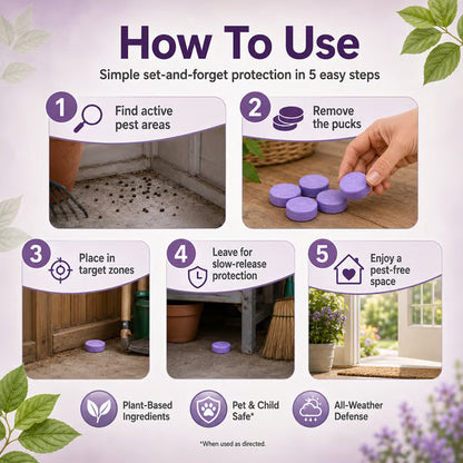 LAST DAY - BUY 1 GET 1 FREE🦝All-Natural Pest & Rodent Repellent Pucks
