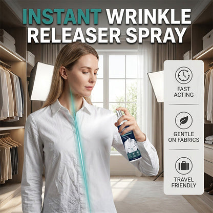 Leaael™👔✨ Instant wrinkle release – no iron, travel-ready, static-free & fresh.