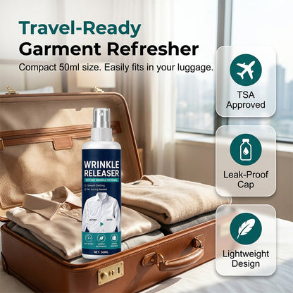 Leaael™👔✨ Instant wrinkle release – no iron, travel-ready, static-free & fresh.